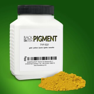 Cement-compatible pigments type 920 yellow, 200 g