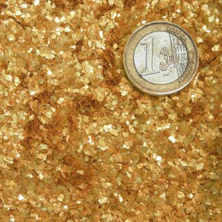 Goldglimmer Muskovit calciniert, Körnung 1-2 mm, 1,5 kg