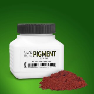 Cement-compatible pigments type 130 red